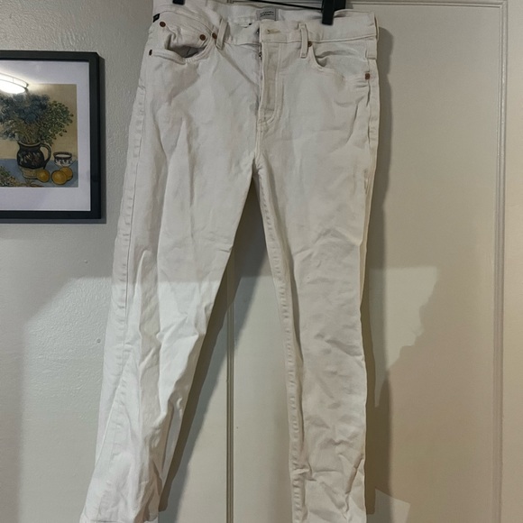 Citizens of Humanity White Mid Rise Jean - Picture 2 of 6